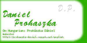 daniel prohaszka business card